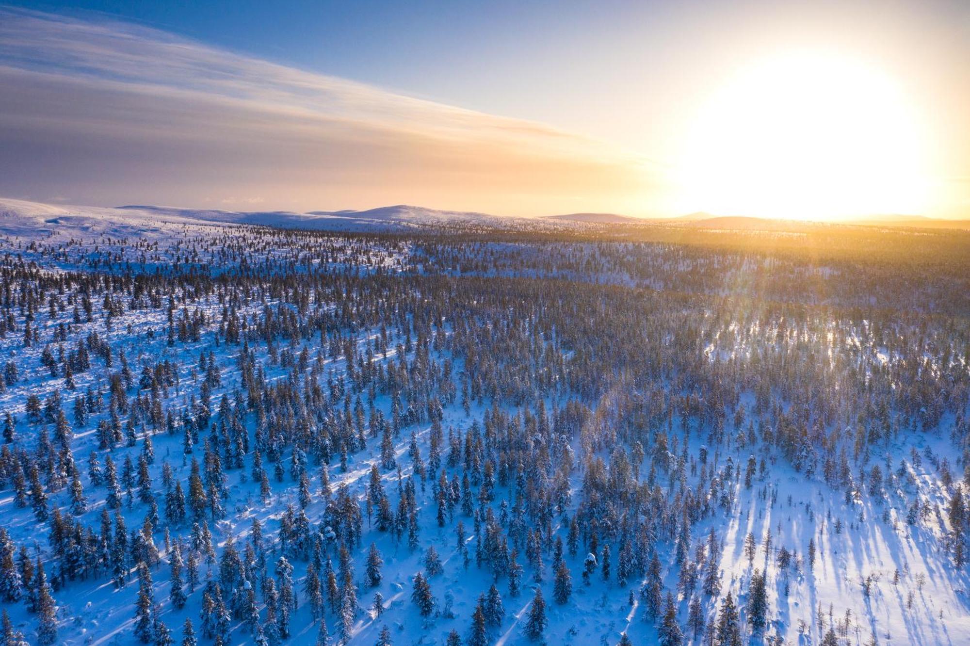 Fell Centre Kiilopaeae, Hotelli Niilanpaeae Saariselkä Exteriör bild